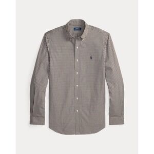 Ralph Lauren Mens XL Classic Fit Gingham Stretch Poplin Shirt Polo